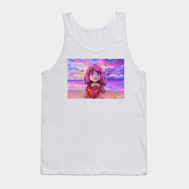 Here's My Heart Tank Top by Yennie Fer (FaithWalkers)